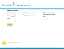 Tablet Screenshot of hrcp.transunion.com